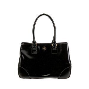 Tory Burch Patent Leather Top Handle Bag